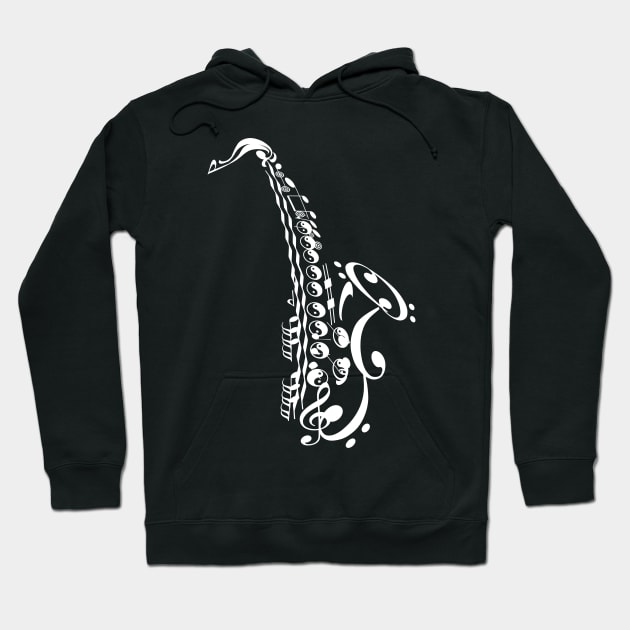 Sax for Life Hoodie by Saleire